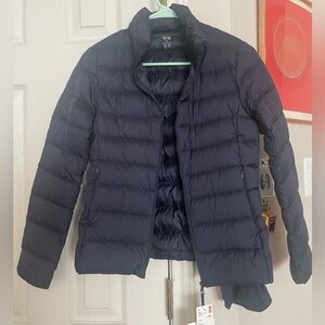 NWT XXS Uniqlo Ultra Light Down Navy Puffer Jacket